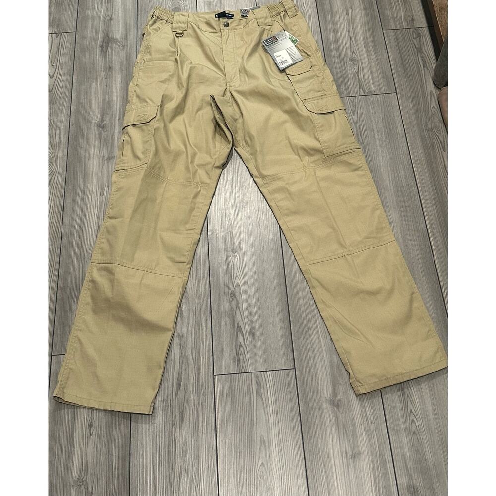 5.11 Men's TACLITE Pro Tactical Pants, Style 74273 Khaki NWT 36/34